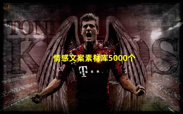情感文案素材库5000个