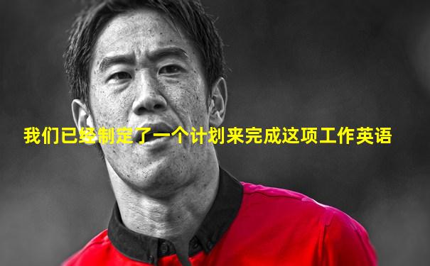 我们已经制定了一个计划来完成这项工作英语