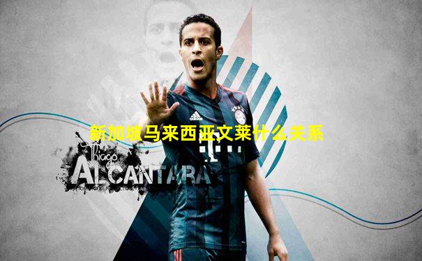 新加坡马来西亚文莱什么关系