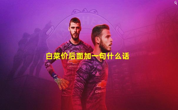 白菜价后面加一句什么话
