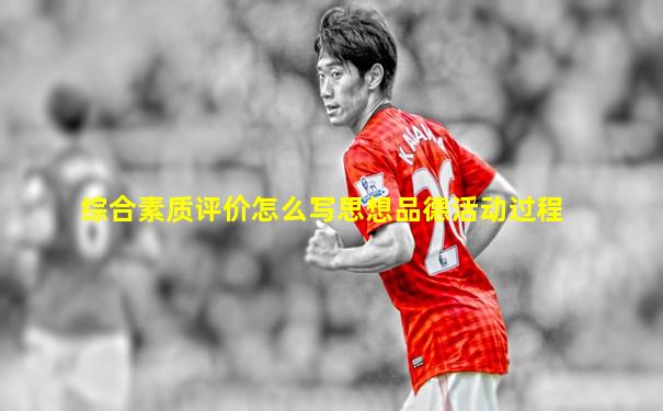 综合素质评价怎么写思想品德活动过程