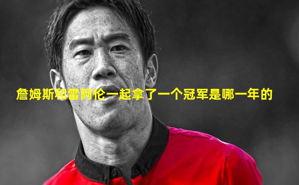 詹姆斯和雷阿伦一起拿了一个冠军是哪一年的